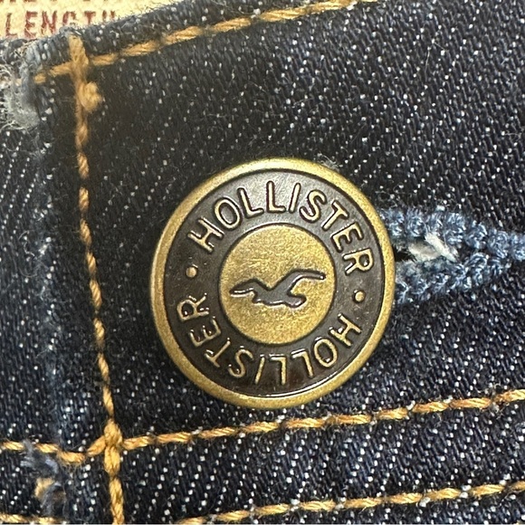 NWT Hollister midi short size 5, w27", 4" inseam, dark wash, denim - Picture 3 of 13